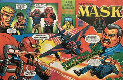 M.A.S.K. M.A.S.K. Spanisch MC Ediciones comic 1987 no. 2 M.A.S.K. M.A.S.K. Spanisch MC Ediciones comic 1987 no. 2